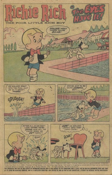 Comic Book - Richie Rich - Cash #014 : Free Download, Borrow, and Streaming  : Internet Archive