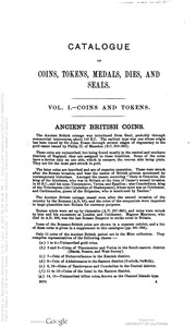 Catalogue of the coins, tokens, medals, dies, and seals in the museum of the Royal Mint
