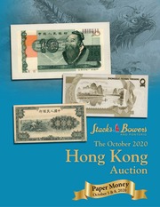 The October 2020 Hong Kong Auction (Paper Money)