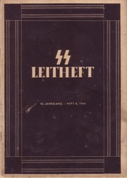 SS Leitheft   10. Jahrgang   Heft 8 1944
