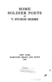 Cover of edition SomeSoldierPoets
