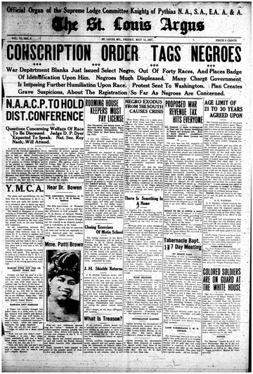 St. Louis Argus, May 11, 1917 : Free Download, Borrow, and Streaming : Internet Archive