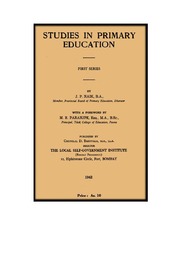 STUDIES IN PRIMARY EDUCATION   FIRST SERIES 1942