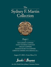 The Sydney F. Martin Collection, Part I
