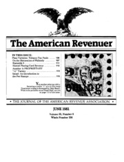 The American Revenuer (1981, no. 6)