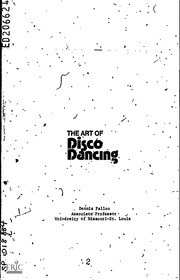 The Art Of Disco Dancing By Dennis Fallon