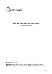 The Articles Of Confederation