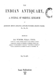 Cover of edition TheIndianAntiquaryVolVI