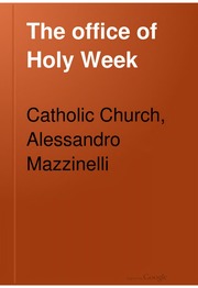 Cover of edition TheOfficeOfHolyWeek