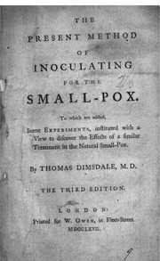 The present method of inoculating for the small po...