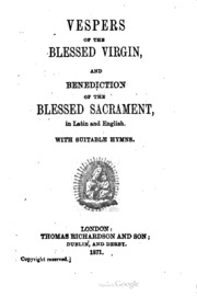 Cover of edition VespersOfTheBlessedVirgin