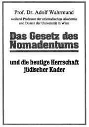 Wahrmund, Adolf   Das Gesetz des Nomadentums und d...