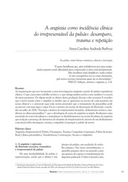 A angústia como incidência clínica do irrepresentável da pulsão: desamparo, trauma e repetição.pdf