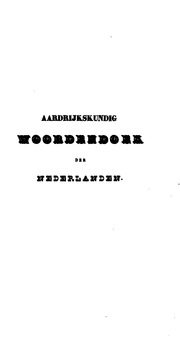 Aardrijkskundig woordenboek der Nederlanden