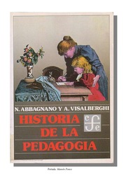 Abbagnano Historia De La Pedagogia