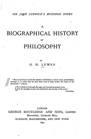 Cover of edition abiographicalhi00lewegoog