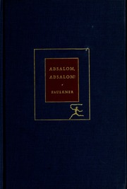 Cover of edition absalomabsalom00faul