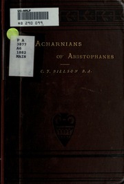 Cover of edition acharniansofaris00arisrich