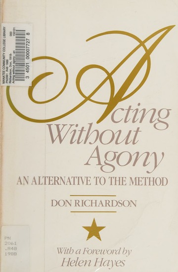 acting without agony pdf free download