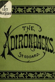 Cover of edition adirondacks00stodas
