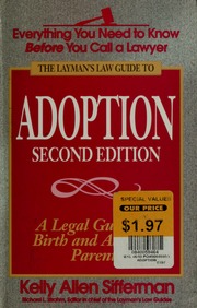 Cover of edition adoptionlegalgui00siff
