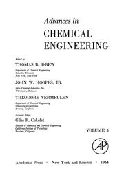 Advances In Chemical Engineering Vol  5 ( Elsevier...
