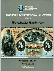 Archives International Auctions, Part X (First Session)