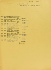 Albert A. Grinnell Invoices from B.G. Johnson, February 3, 1942