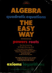 Cover of edition algebraeasyway00down