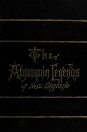 Cover of edition algonquinlegends0000lela