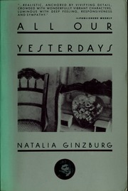 Cover of edition allouryesterdays00ginz