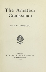 Cover of edition amateurcracksman0000horn