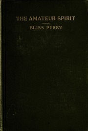 Cover of edition amateurspirit00perrrich