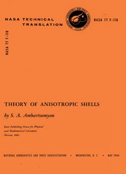Theory Of Anisotropic Shells