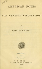 Cover of edition americannotesfor00dick