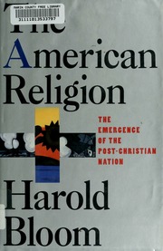 Cover of edition americanreligion00bloo