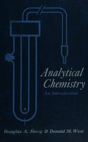 Cover of edition analyticalchemis0000unse_n8e3