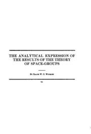 Cover of edition analyticalexpre00wyckgoog