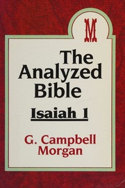 Cover of edition analyzedbibleisa0000morg