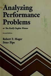 Cover of edition analyzingperform00mage
