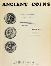 Ancient coins : auction 9 ... [12/05/1974]