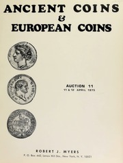 Ancient coins, European coins, numismatic literature : auction 11 ... [04/11-12/1975]