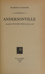 Cover of edition andersonville0000unse_r3v4
