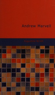 Cover of edition andrewmarvell0000unse_p7x0