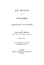 An essay on the development of christian doctrine newman