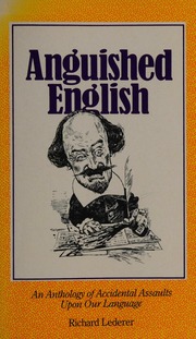 Cover of edition anguishedenglish0000unse