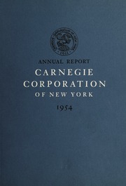 Annual Report, 1954