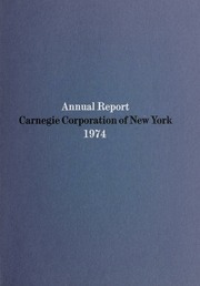 Annual Report, 1974