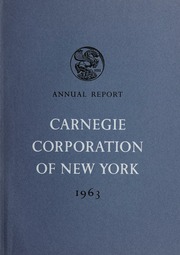 Annual Report, 1963