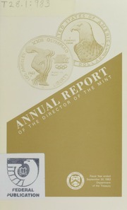 Annual Report of the Director of the Mint